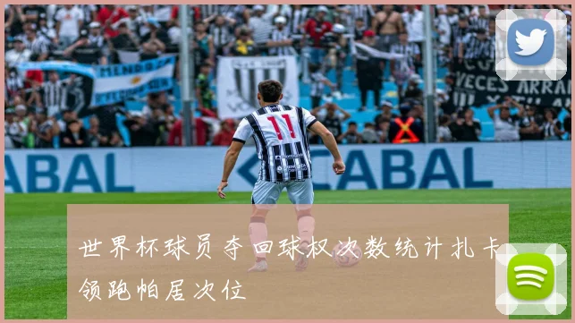 世界杯球员夺回球权次数统计扎卡领跑帕居次位