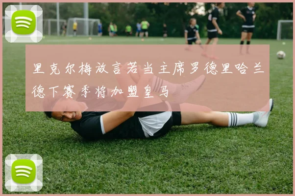 里克尔梅放言若当主席罗德里哈兰德下赛季将加盟皇马